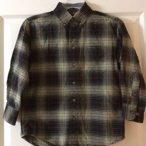 Boys Plaid Button Down